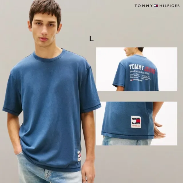【TOMMY HILFIGER】官方旗艦館 經典男女款T恤再現 小LOGO LOGOT 圓領T