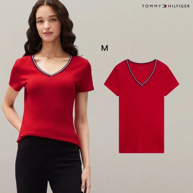 【TOMMY HILFIGER】官方旗艦館 經典男女款T恤再現 小LOGO LOGOT 圓領T