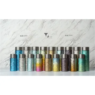 【Titanium 鈦造】鈦造420保溫瓶 晶鈦暈彩系列 420ml (鈦保溫瓶 鈦保溫杯 運動水壺 保溫瓶 環保杯)