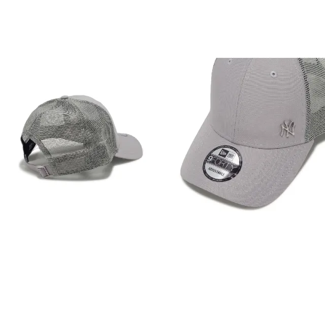【NEW ERA】棒球帽 940 Flawless Yankees Cap 卡車帽 紐約洋基 灰 NE60667658