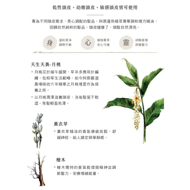 【阿原】薰衣草洗髮露-250mL(清潔同時保養)