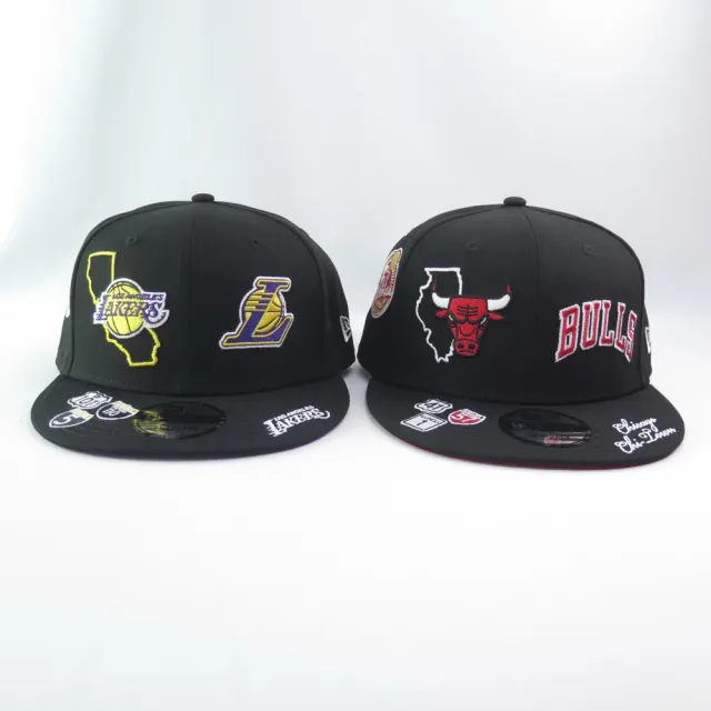 【NEW ERA】NBA球帽 950 NBA ALLOVER 休閒運動帽 (NE1516928-湖人/公牛)