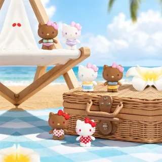 【YENDAR 研達】三麗鷗Hello Kitty繽紛泳衣系列盲袋[單袋](繽紛泳衣)