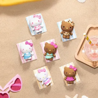【YENDAR 研達】三麗鷗Hello Kitty繽紛泳衣系列盲袋[8入/中盒](繽紛泳衣)