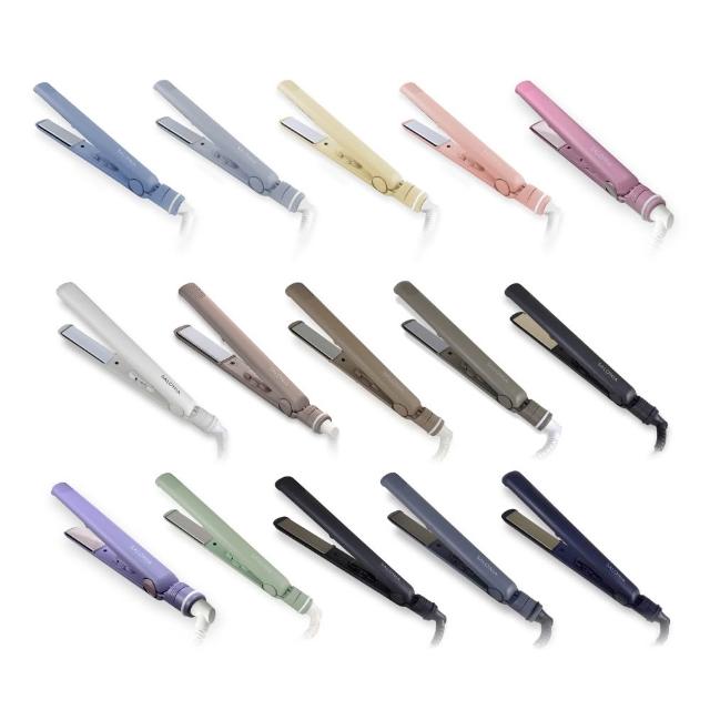 【SALONIA】直捲兩用負離子造型夾 24mm 15mm SL-004(多色可選/保固18個月)