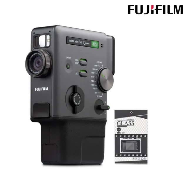 【FUJIFILM 富士】instax mini Evo Cinema 混合式數位馬上看相機 印相機 公司貨 (贈9H鋼化螢幕貼)