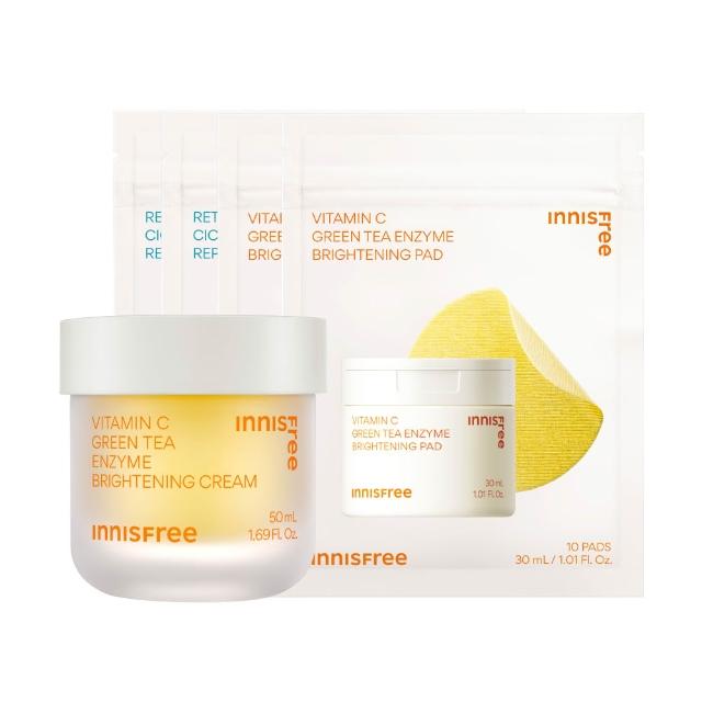 【innisfree】維他命C淨亮淡斑凝霜50ml(美白/淡斑/保濕)