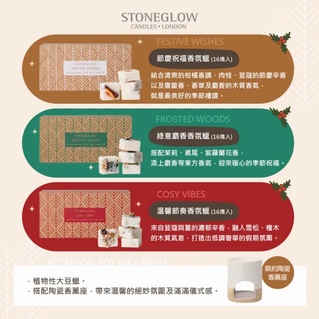 【STONEGLOW】★買1送1★季節限定香氛蠟 206g (多款任選)