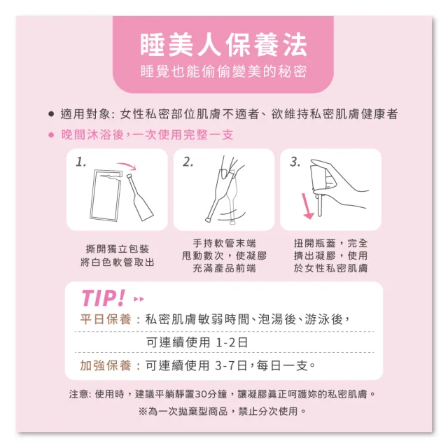 【TS6 護一生】私密保養私密修護凝膠-3盒(7mlX7入)