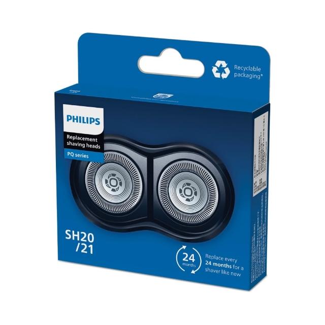 【Philips 飛利浦】SH20/21 原廠電鬍刀替換刀頭 (適用PQ888/YQ660/官方直營)
