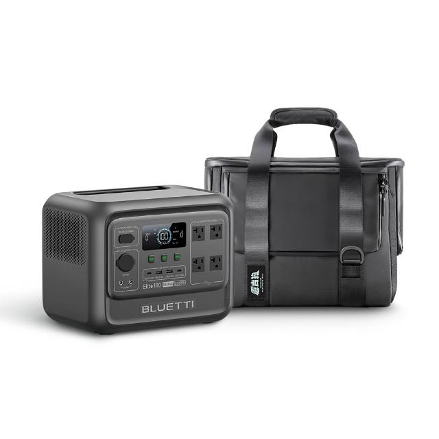 【BLUETTI】1800W 電吉拉mini 儲能電源+收納包(戶外行動電源／行動電站／移動電源／露營電源)