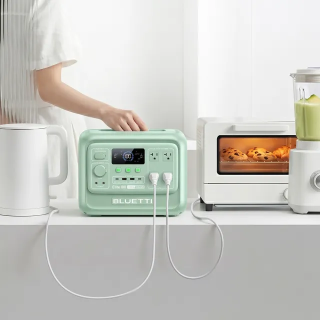 【BLUETTI】1800W 電吉拉mini 儲能電源+收納包(戶外行動電源／行動電站／移動電源／露營電源)