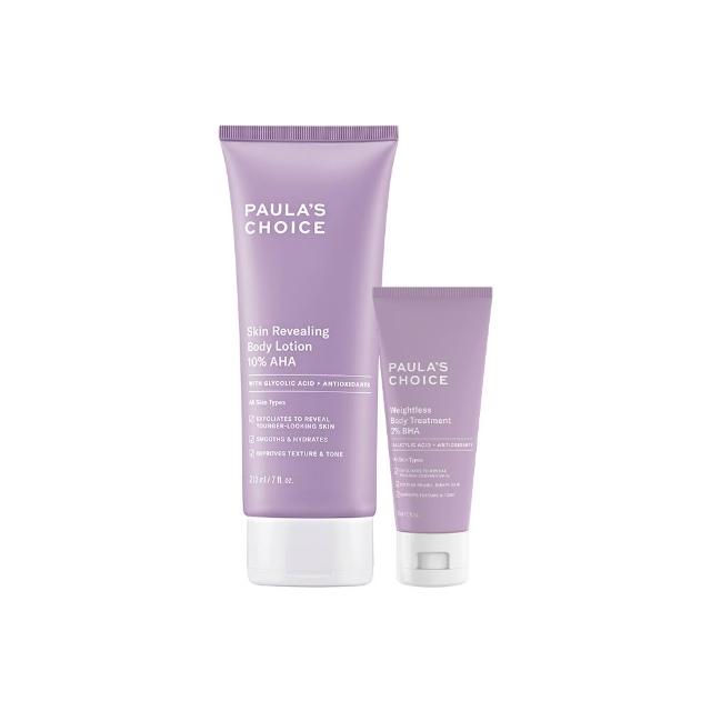 即期品【PAULA’S CHOICE 寶拉珍選】10%果酸身體乳210ml+2%水楊酸身體乳60ml