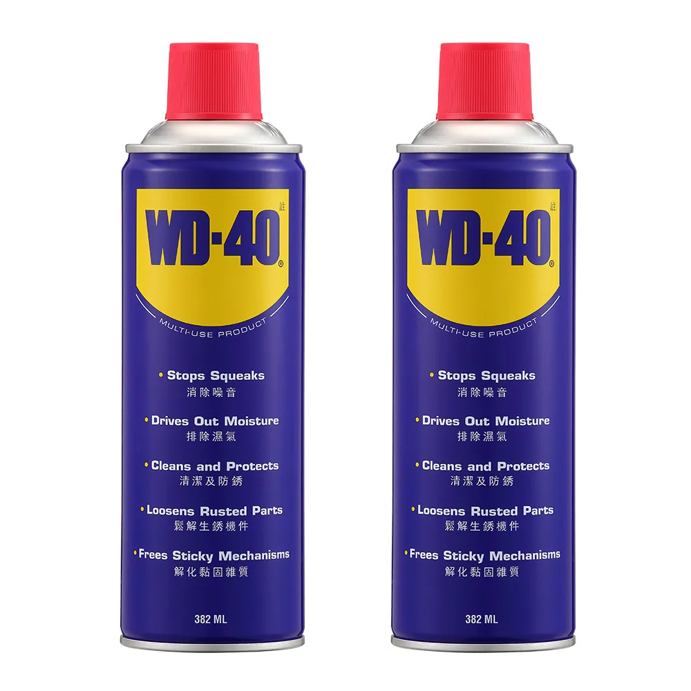 WD-40】多功能除銹潤滑劑382ml(2入組) - momo購物網- 好評推薦-2026年9月