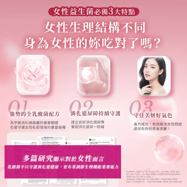 【YouBest 優倍多】五效蔓越莓益生菌2入(共60包)-順暢益生菌 杏輝獨家菌株LLVG  保證菌數100億