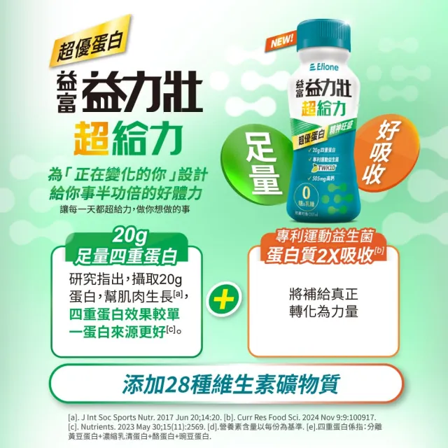 即期品【益富】益力壯超給力237ml*24入(超優蛋白配方)