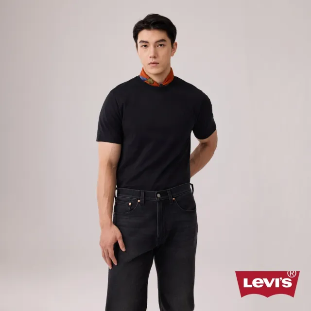 【LEVIS】Logo短袖T恤 / 黑 / 215G 男生上衣 人氣新品 008PF-0001
