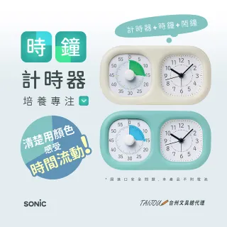 【SONIC】日本 時鐘計時器 LV-3521 公司貨 不附電池(學習/烹飪)