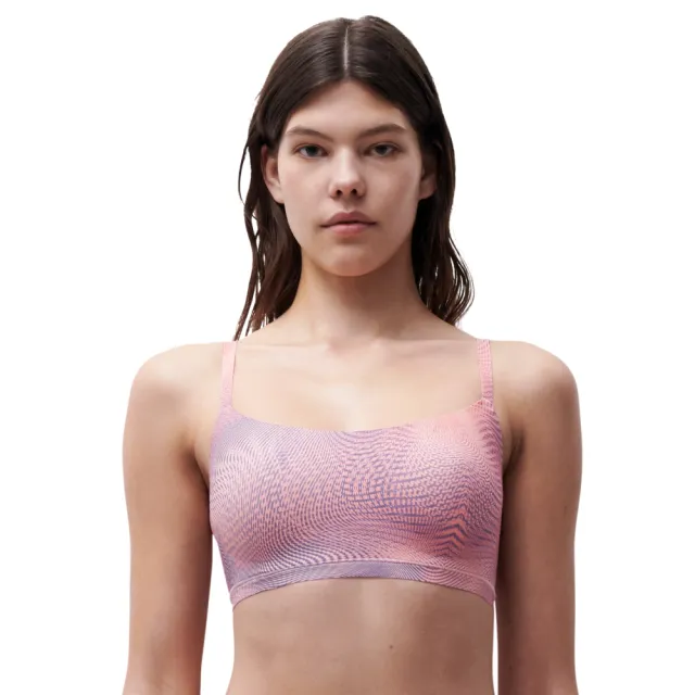 【Chantelle 仙黛爾】Soft Stretch.成套 無鋼圈無痕 輕運動女內衣 平口褲 粉特.11D20_B15(超透氣觸感)