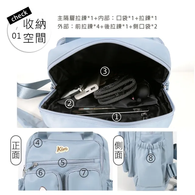 【KIRO 貓】雙11 寶袋包 高地白梗 賓士貓 小黑貓 毛巾繡 手提 後背包(330064)