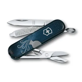 【VICTORINOX 瑞士維氏】瑞士刀 Classic SD 星座 58mm/7用 0.6223 多功能鑰匙圈