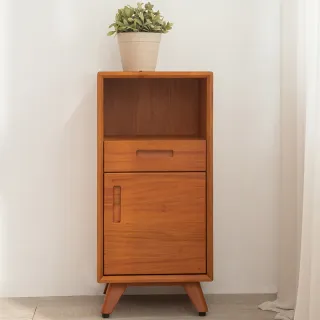 【Mahogany 瑪荷尼家具】全原木桃花心木   丹麥電話桌MYR-B   (電話桌/收納櫃)