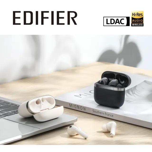 【EDIFIER】W260NC 主動降噪真無線耳機（藍牙耳機｜-45dB 主動降噪＆環境音模式｜Hi-Res 音質認證）