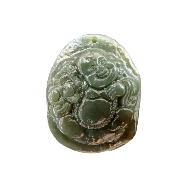 【藏古祥館】和田 佛公 SQE31  (宗教開運 和田玉)