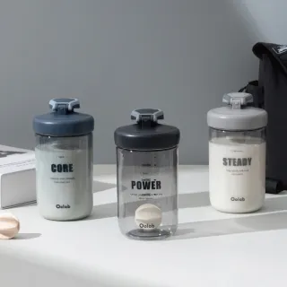 【Oolab 良杯製所】律動蛋白搖搖杯 500ml(防漏/乳清蛋白/搖搖杯/多色任選/攪拌球)