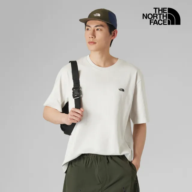 【The North Face】北面UE男款白色純棉短袖T恤｜8HF62P1