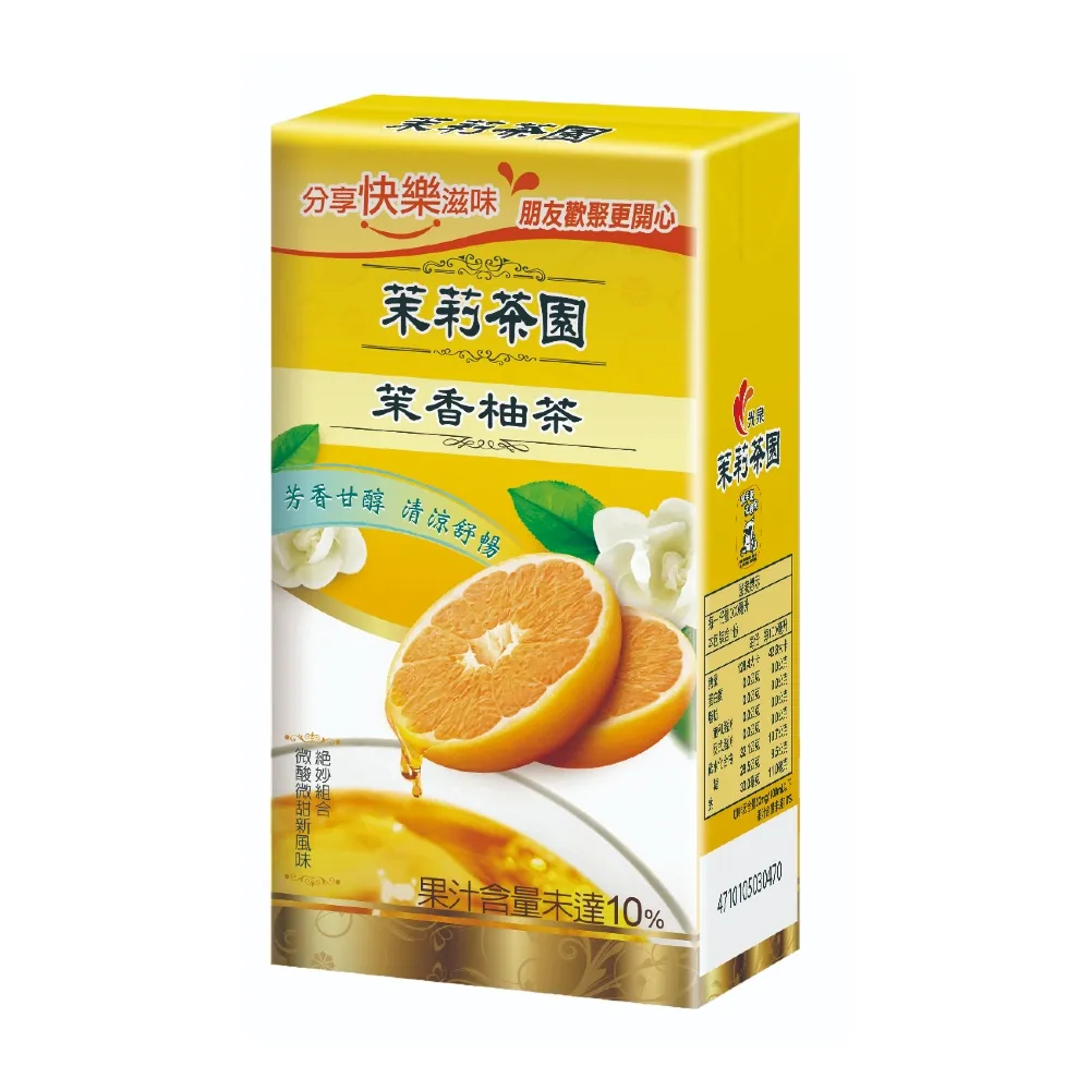 【光泉】茉莉茶園-茉香柚茶300mlx3箱(共72入)(TQF微笑標章)