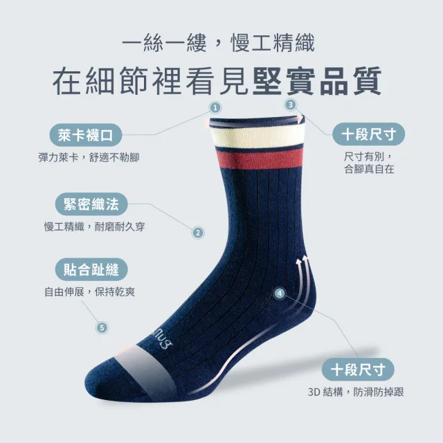 【sNug 給足呵護】4雙組學院風中筒除臭襪(情侶襪/中筒襪/經典百搭/台灣製/10秒除臭襪)