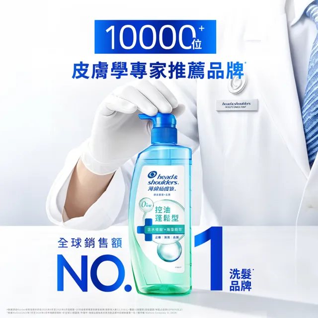 【head＆shoulders 海倫仙度絲】新上市! 頭皮護理洗髮露/洗髮精650g(醫美界成分注入 頭皮肌底瓶)