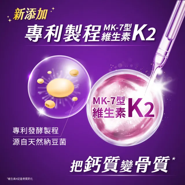 【挺立】高鈣強力錠+K2配方禮盒(176錠/盒-骨骼肌肉雙效守護 升級配方 新添加維生素K2)
