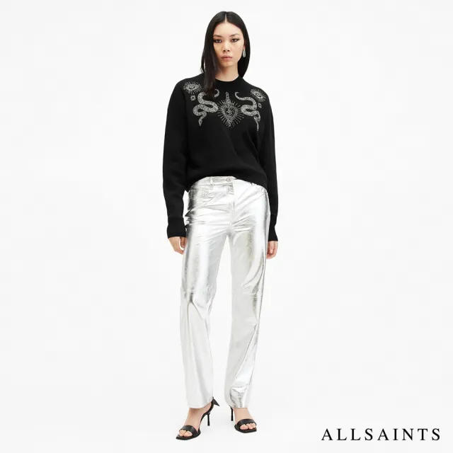 【ALLSAINTS】亮片蕾絲印花洋裝 針織上衣/針織外套/長裙/側背包 (多款任選)