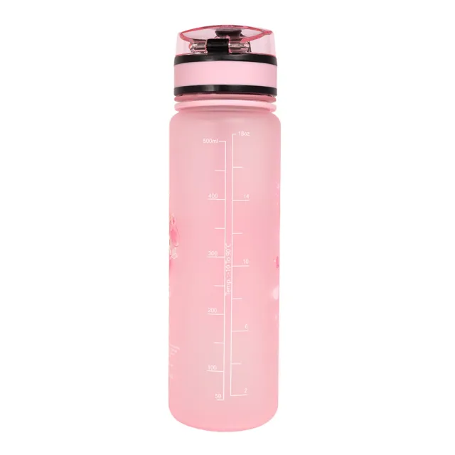 【IMPACT 怡寶】美樂蒂My Melody彈蓋Tritan水壺/水杯/水瓶(500ML) 附提繩-粉紅 IMMYB01PK