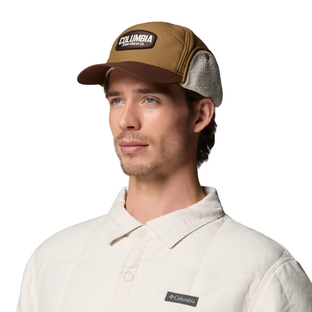 【Columbia 哥倫比亞】刷毛耳罩帽-Landroamer™ Ear Flap Cap-棕色(UCU28440BN/KF)