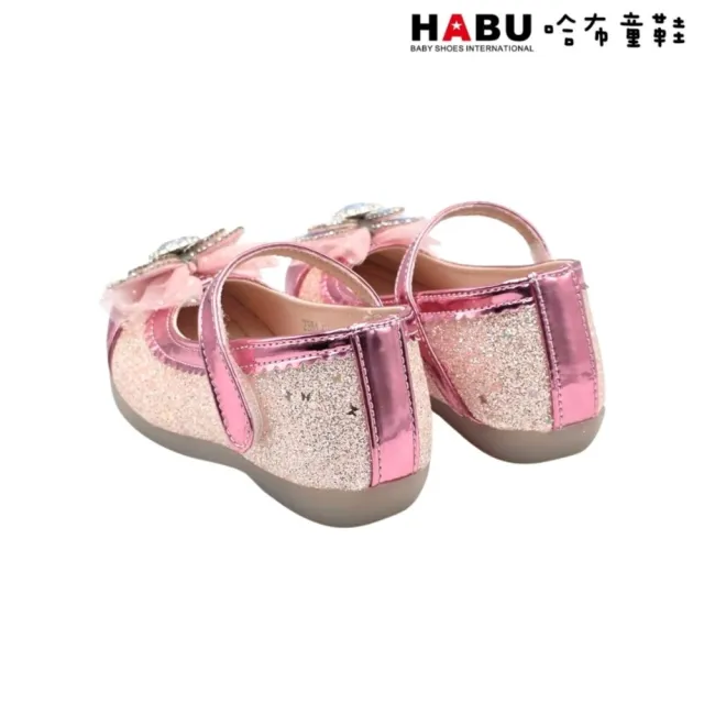 【HABU 哈布童鞋】公主燈鞋 公主鞋 娃娃鞋 燈鞋 水晶燈鞋 LED燈鞋-芭蕾舞曲 2351-PI