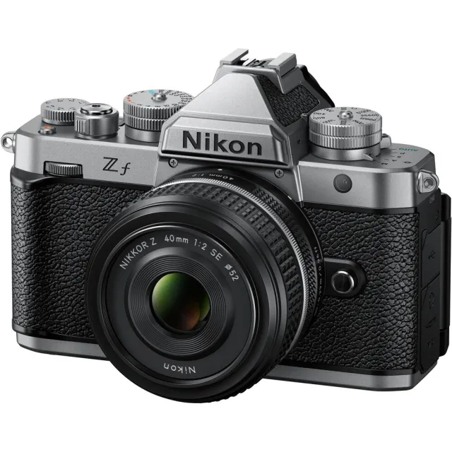 【Nikon 尼康】ZF KIT 附 Z 40mm F2 SE 定焦鏡組 銀色 (公司貨) 全片幅無反微單眼相機