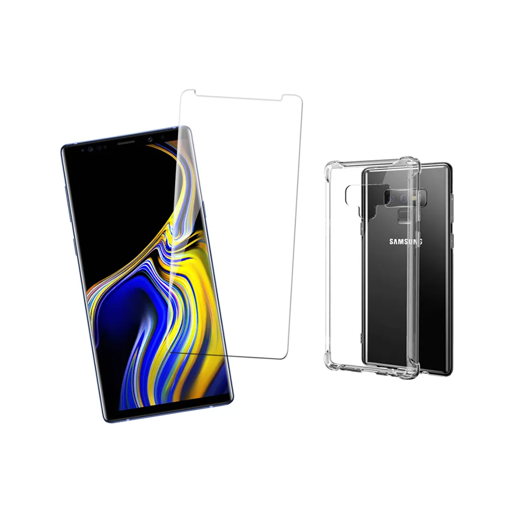三星 Note 9 透明曲面全膠手機9H保護貼