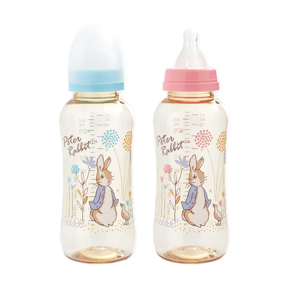 【奇哥官方旗艦】比得兔PPSU標準奶瓶-320ml(2色選擇)