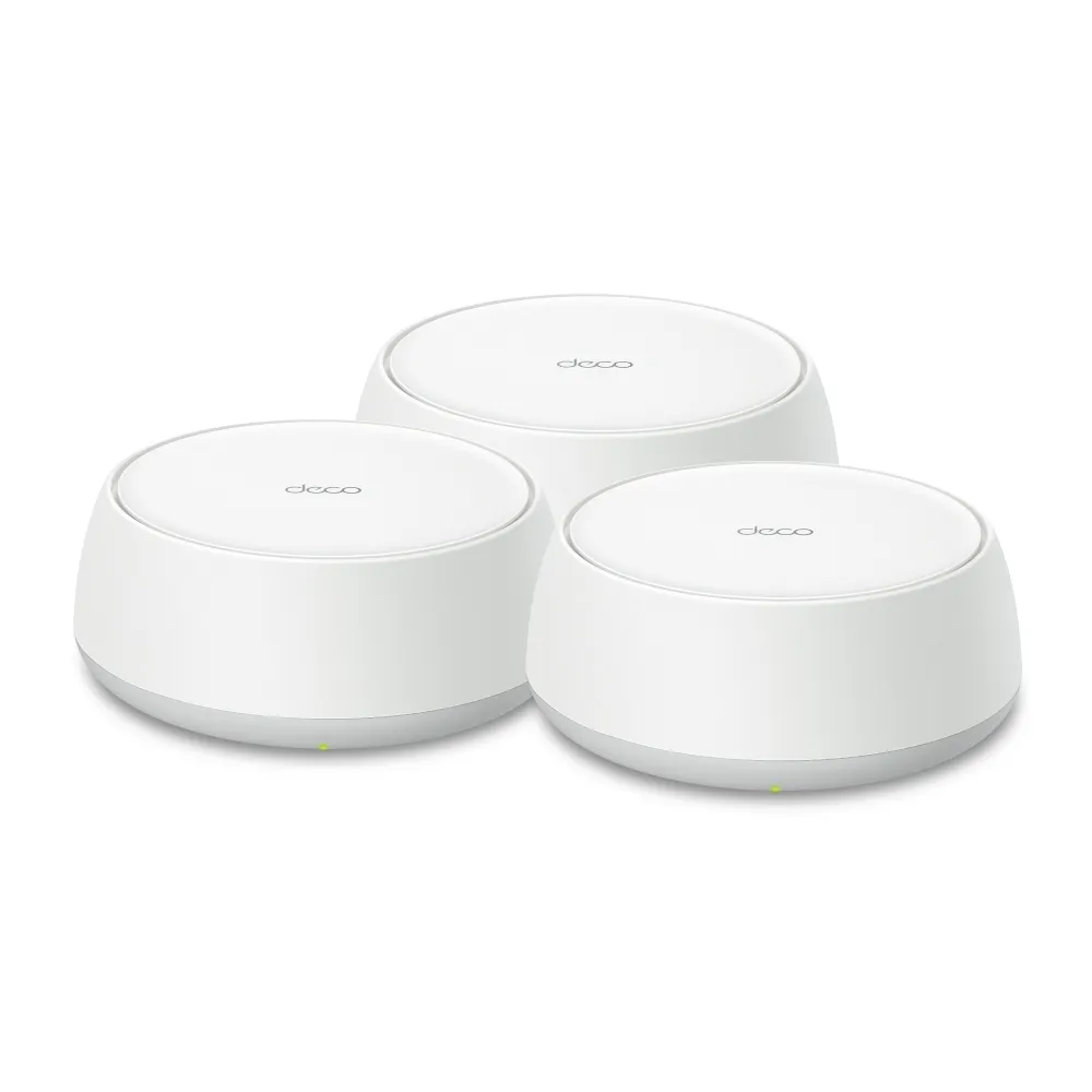 【TP-Link】Wi-Fi 7 BE5000 雙頻 2.5G 真Mesh 無線路由器 分享器(支援AI筆電/透天厝/Deco BE25 三入組)