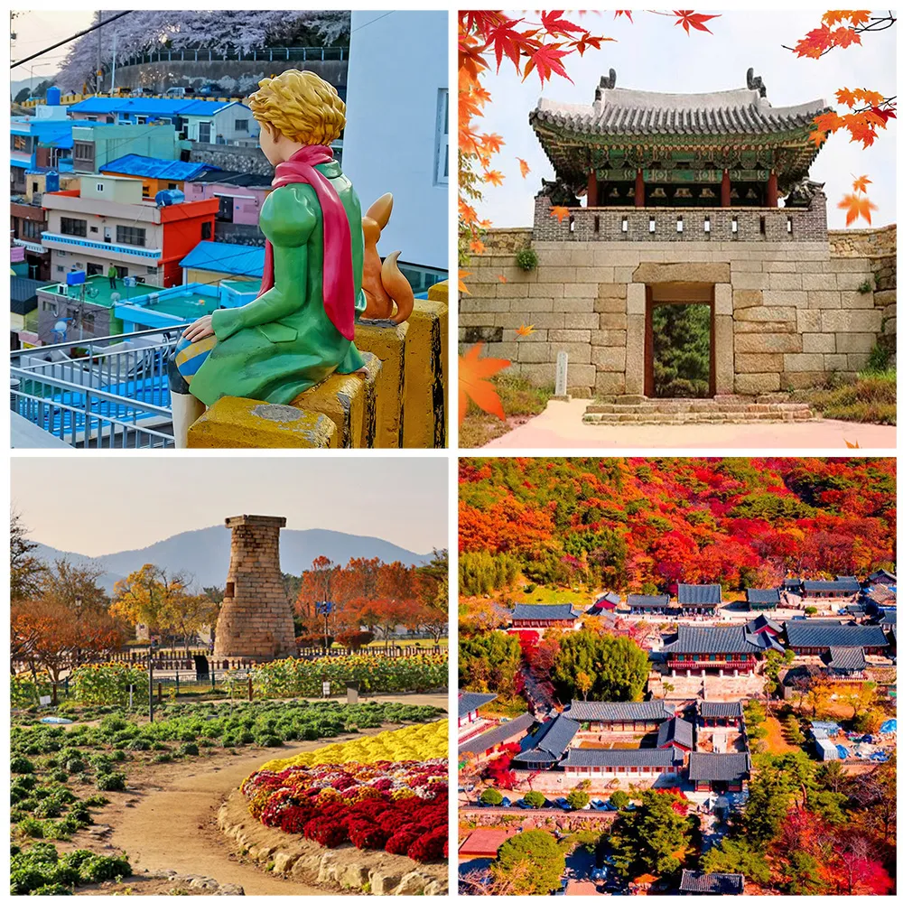 威風釜慶邱賞楓五日-八公山、金井山城、梵魚寺、東萊鄉校、加耶公園、海岸列車、塗鴉秀