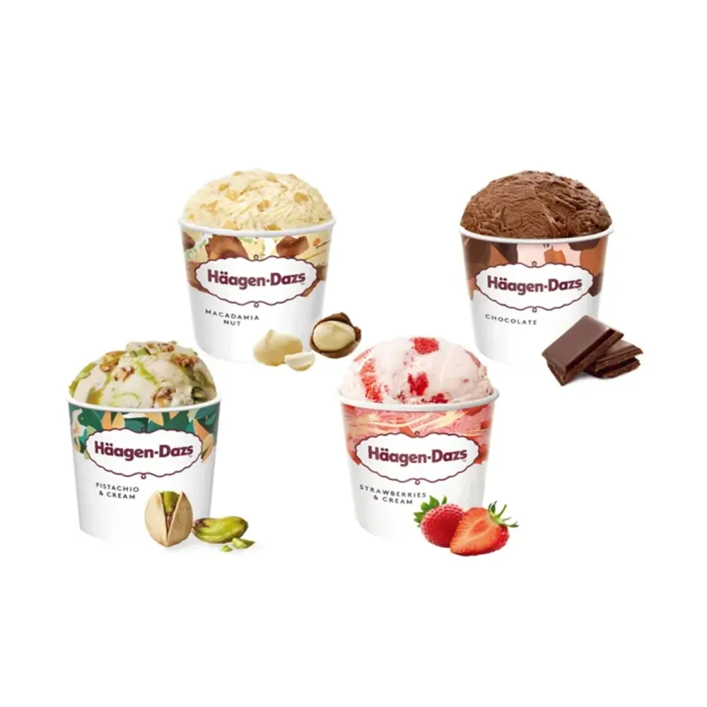 【Haagen-Dazs 哈根達斯】寵愛品脫4入組