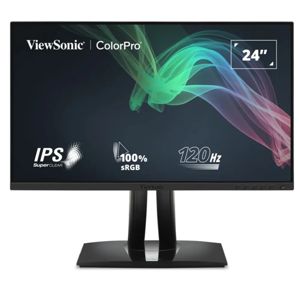 【ViewSonic 優派】VP2456A 24型 IPS☆廣色域專業設計繪圖(內建喇叭/可旋轉/Type-C/Pantone認證)