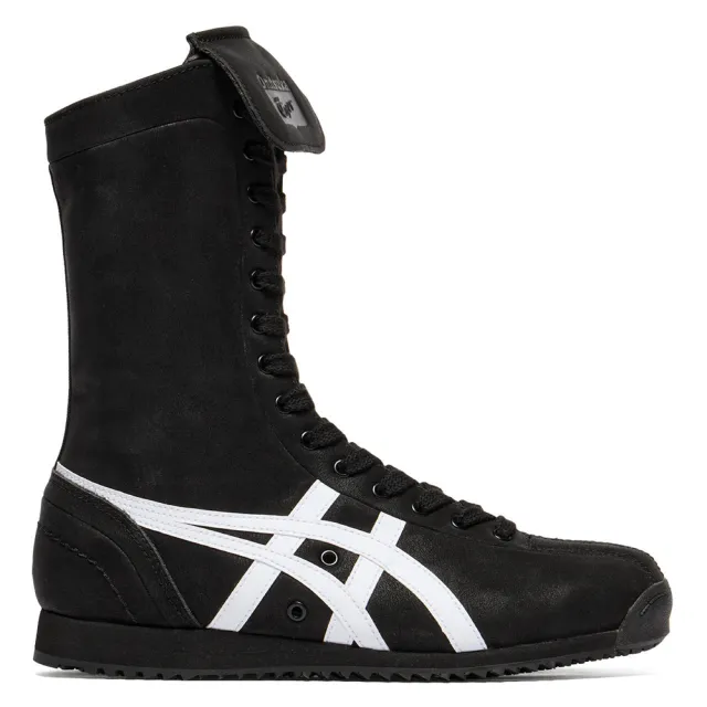 【Onitsuka Tiger】鬼塚虎-黑底白虎紋 MEXICO 66 BOXING｜1183C454-002 休閒鞋