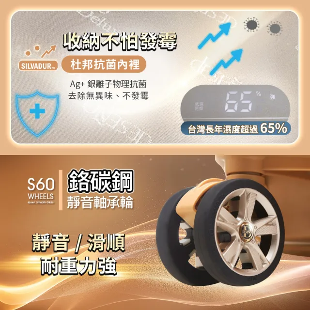 【Deseno 笛森諾】尊爵傳奇V-29吋前開式行李箱/拉鍊箱/可擴充(多色任選-建議加購專屬箱套)