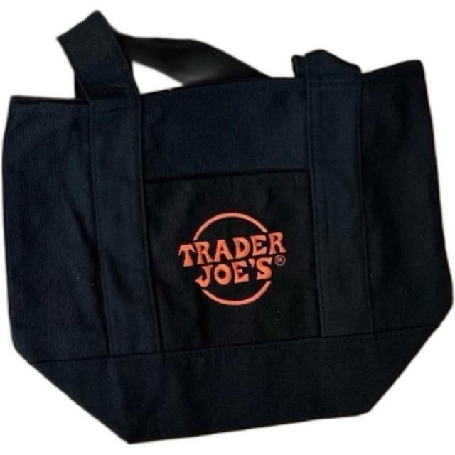 美國秋冬限定款 Trader Joes 刺繡帆布包 環保購物袋 條文環保袋 便當包 手提包 缺德舅 萬聖節