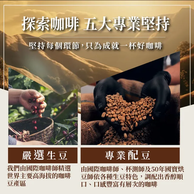 【探索咖啡】金杯系列 精品義式配方咖啡粉 中烘焙 454g/包;任選1包(義式/醇品/典藏)