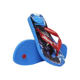 【havaianas 哈瓦仕】拖鞋 童鞋 兒童 夾腳拖 蜘蛛人 Kids Top Marvel II 藍紅 4148300-3504K (哈瓦士) B